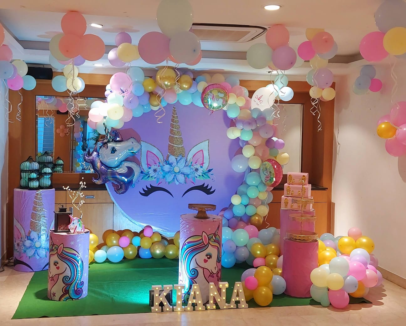 Unicorn theme based Birthday decor